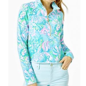 Lilly Pulitzer NWT UPF 50+ Ronan Cropped Popover